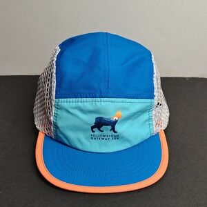 Boco Gear Hat Cap Strap Back One Size  Yellowstone Gateway 30K Blue Mesh Running